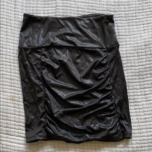 Free People Bodycon Ruched Miniskirt XS